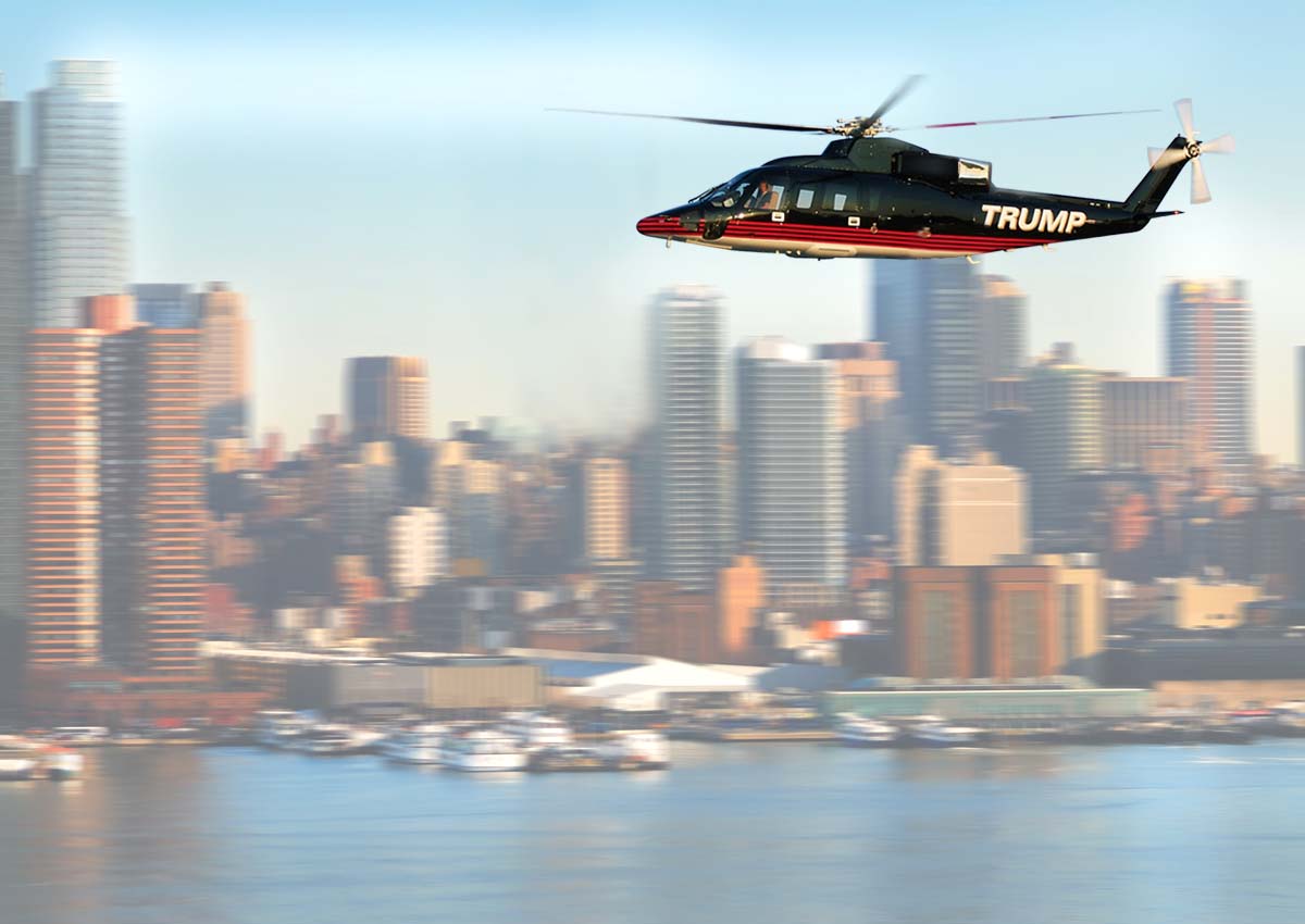 donald trump helicopter paint exterior